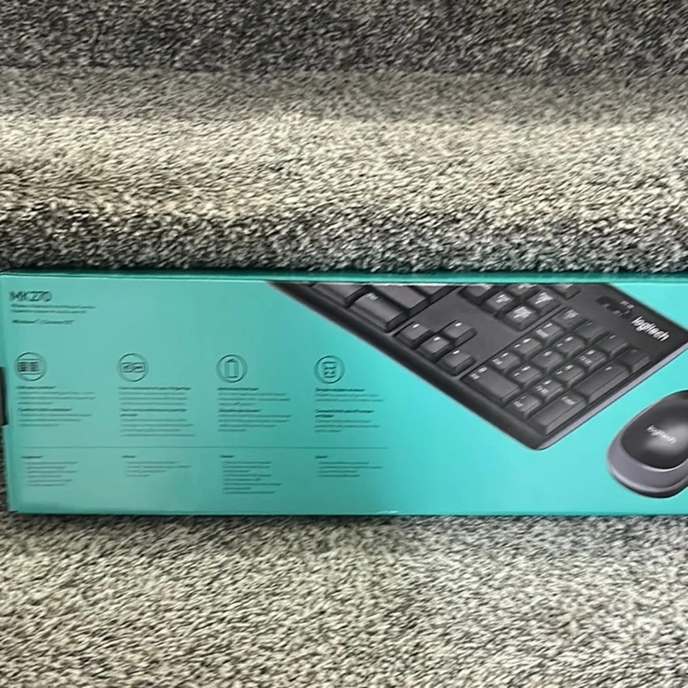 Logitech Black Wireless Keyboard and Mouse Combo
